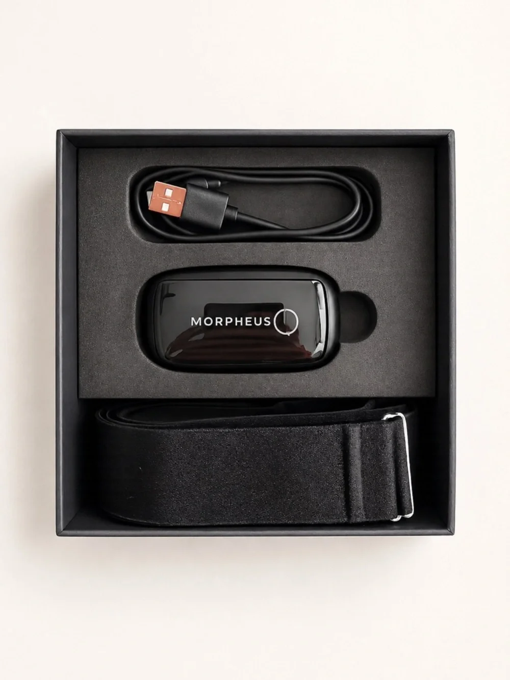 Morpheus Heart Rate Monitor Strap & Sensor Set Black Fitness Tracker